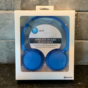 Wireless On Ear Headphones Blue